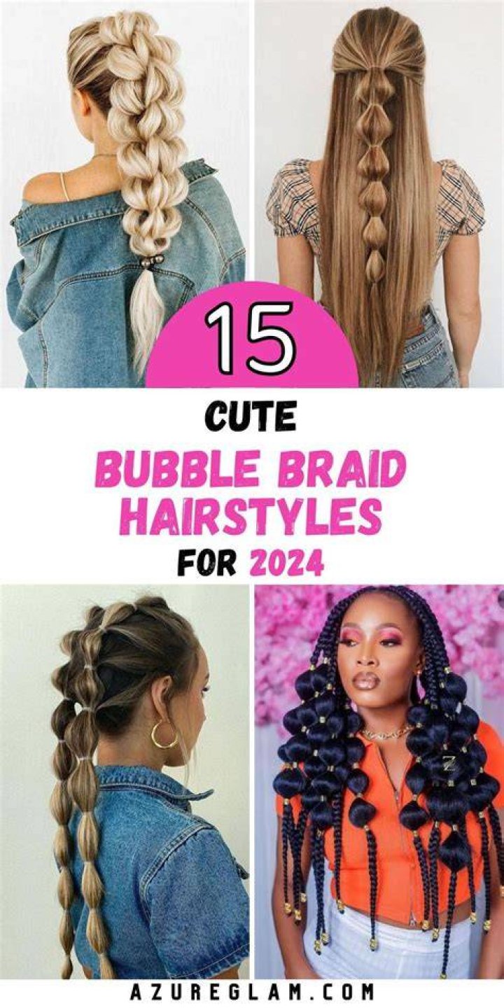 15 Bubble Braids That&rsquo;ll Have You Reaching For Your Hair Ties Two braid hairstyles, Long hair