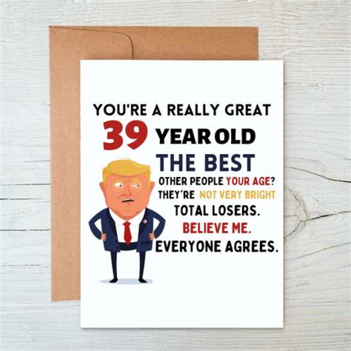 39th Birthday Card Funny 39th Birthday Card 39th Birthday Etsy
