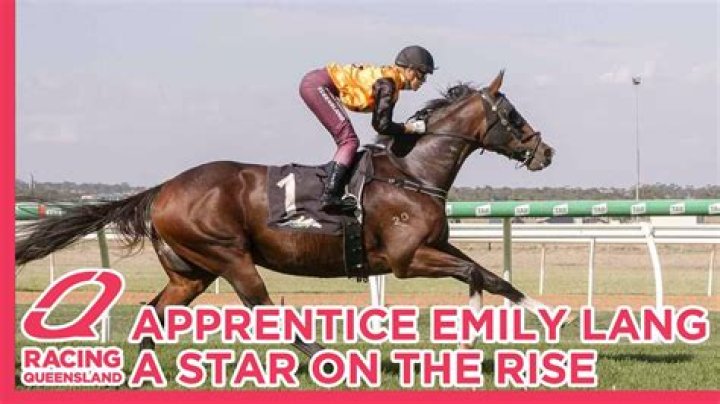 Apprentice Emily Lang A Star On The Rise Racing and Sports