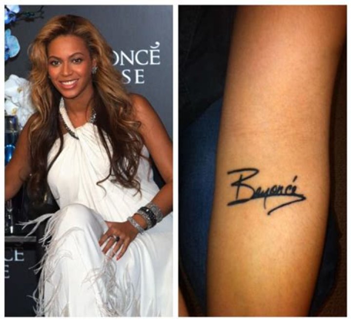 Beyonce Tattoos