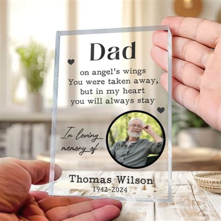 Dad Memorial Plaque Personalized Memorial Plaque