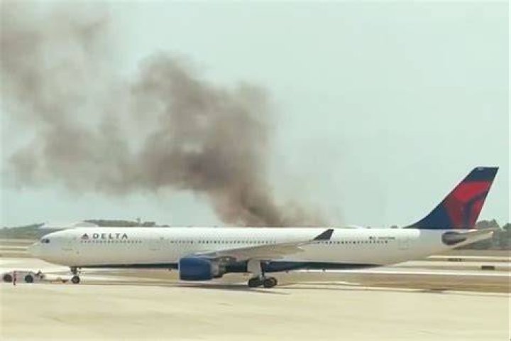 Delta plane bursts into flames on runway at Atlanta airport Daily