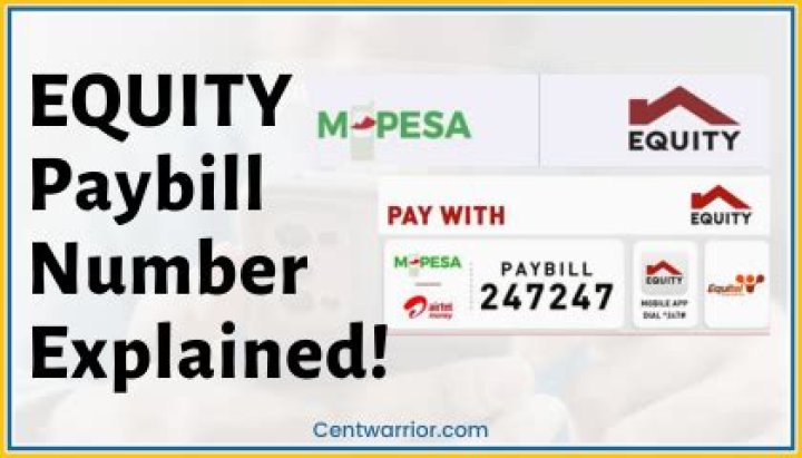 Equity Bank Pay bill. How to deposit Money from Mpesa to Equity Bank