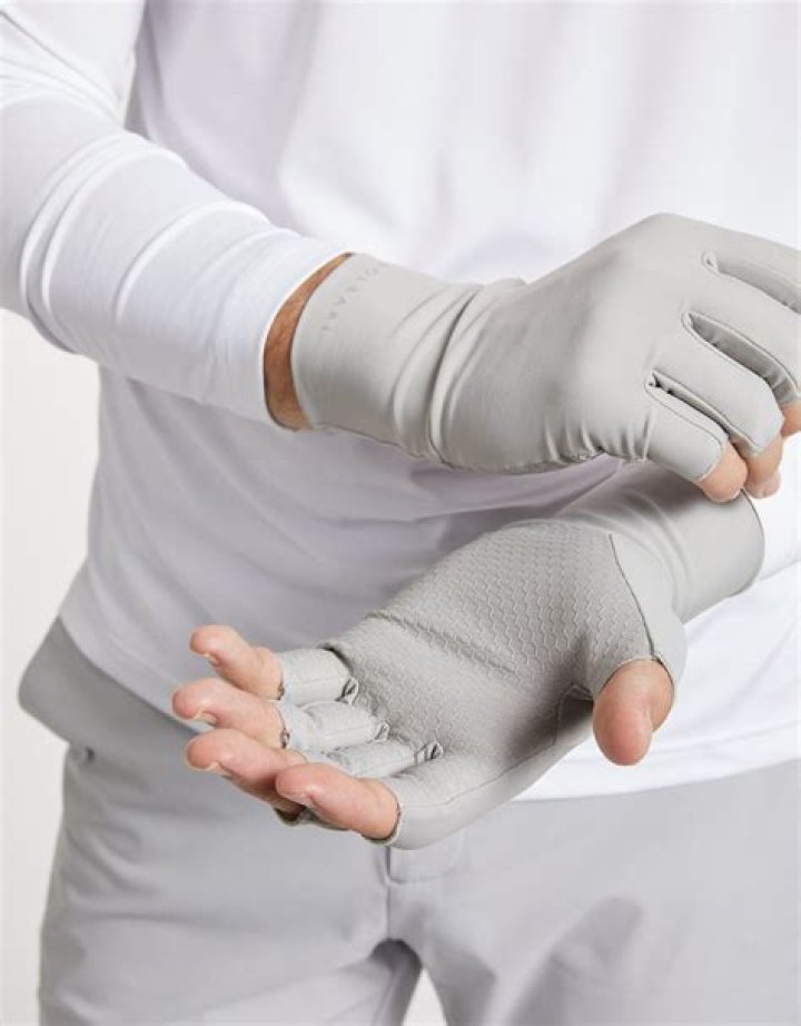 Fingerless Driving Gloves UPF50+ Sun Protection Mens Sun Protective