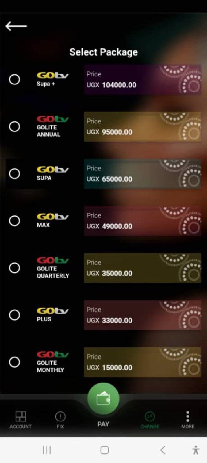 GOTV Uganda Packages, Channels & Decoder Prices