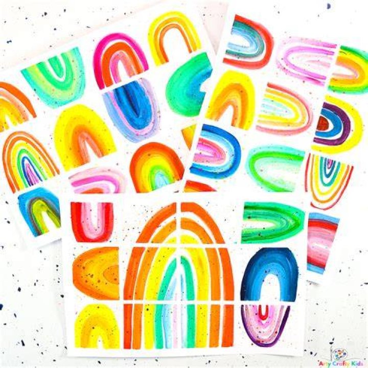 How To DIY A Rainbow Mural In Your Child's Room With Decorators Tape