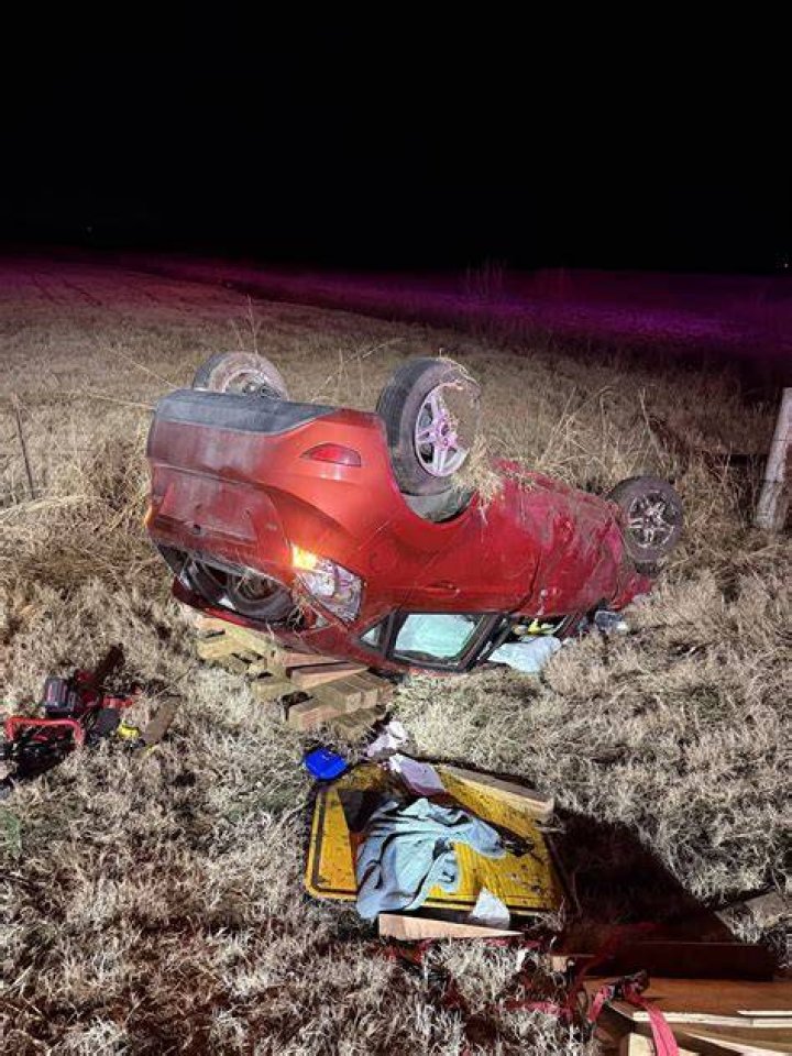 Man pinned in overturned car after crash in Ogden News, Sports, Jobs