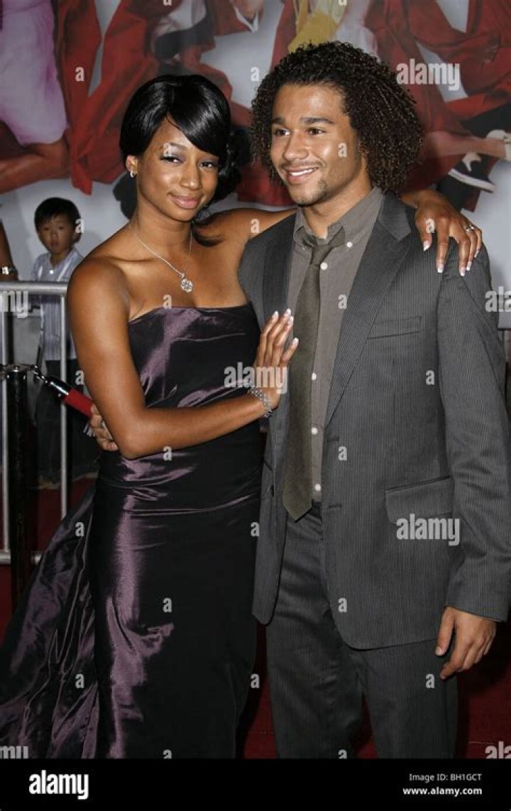 MONIQUE COLEMAN CORBIN BLEU ACTORS LOS ANGELES CA USA 16/10/2008 Stock