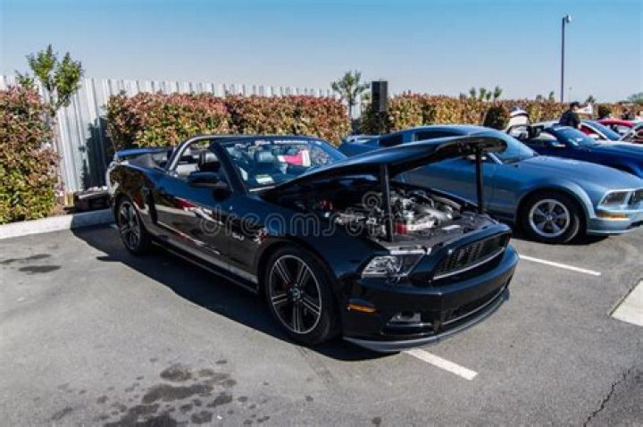 Mustangs Plus Stockton Ca Car Show 2014 Editorial Stock Image Image