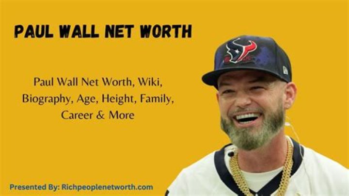 Paul Wall Net Worth 2023 Rapper Career Home Salary