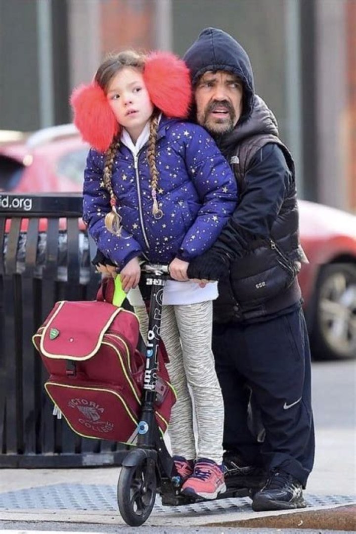 Peter Dinklage with his daughter in NYC (October 10) peterdinklage