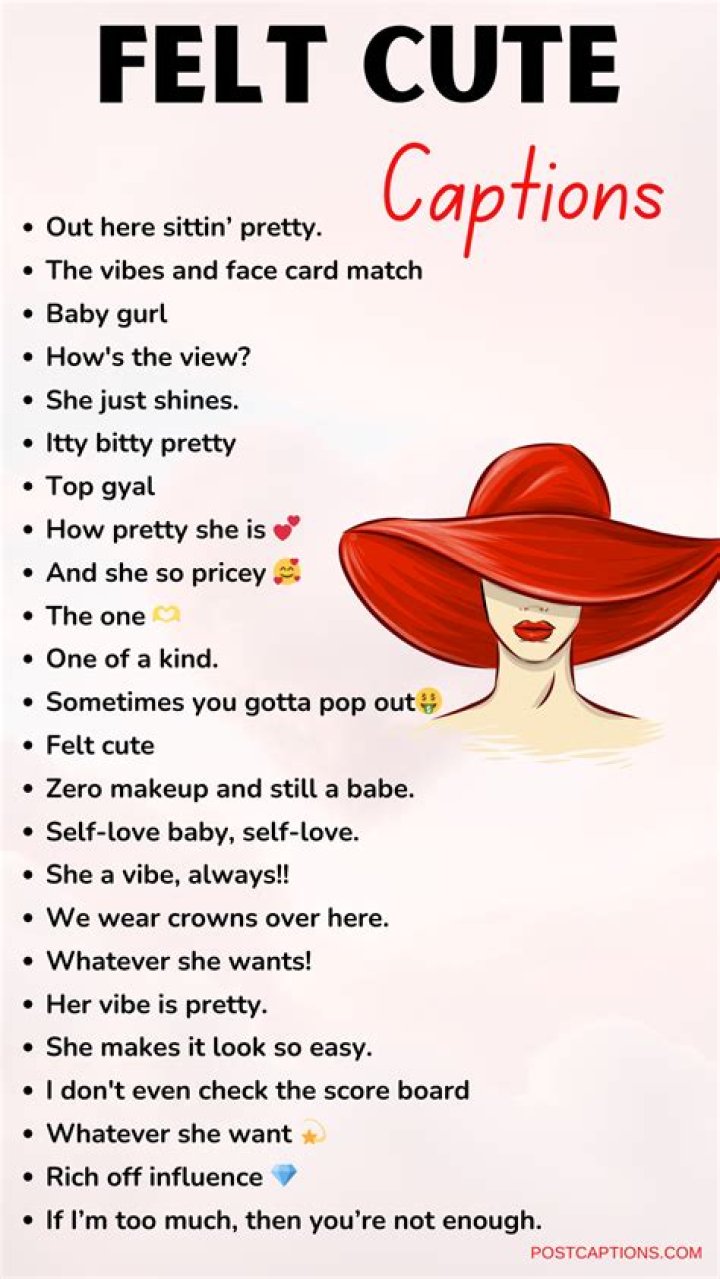 Pin on Cute captions