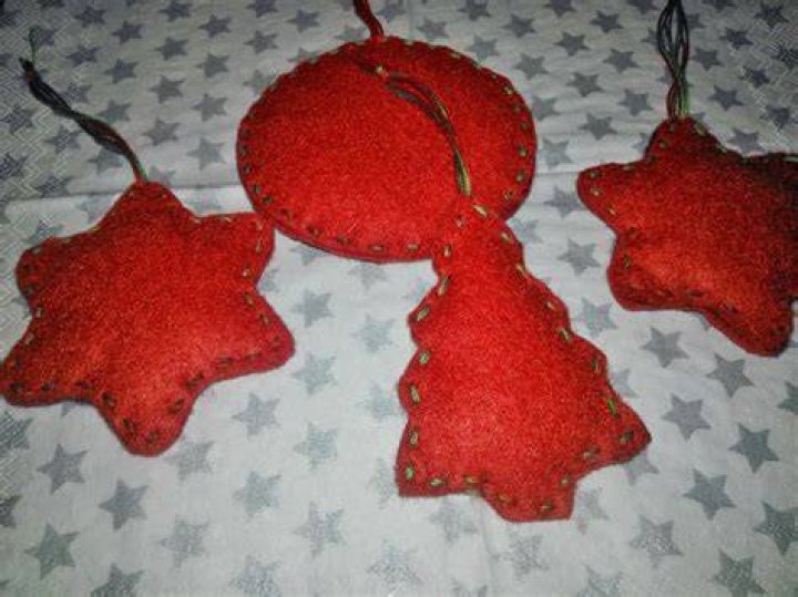 Prendas feitas com Amor Ornamentos em feltro