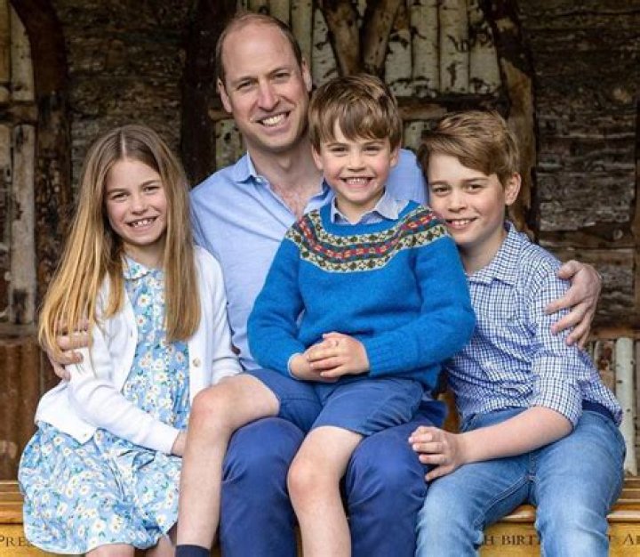 Prince William Shares Second Father's Day Post with All 3 Kids Photo