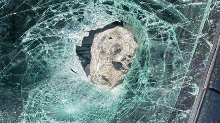 Rock that smashed car windshield ruined wife's life, husband says