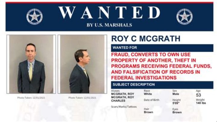 Roy McGrath Fugitive search underway for exHogan chief of staff who