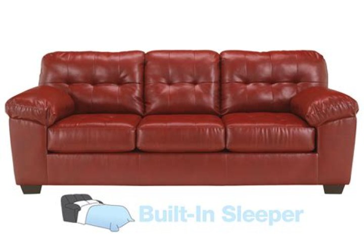Salsa Bonded Leather Queen Sleeper Sofa at GardnerWhite