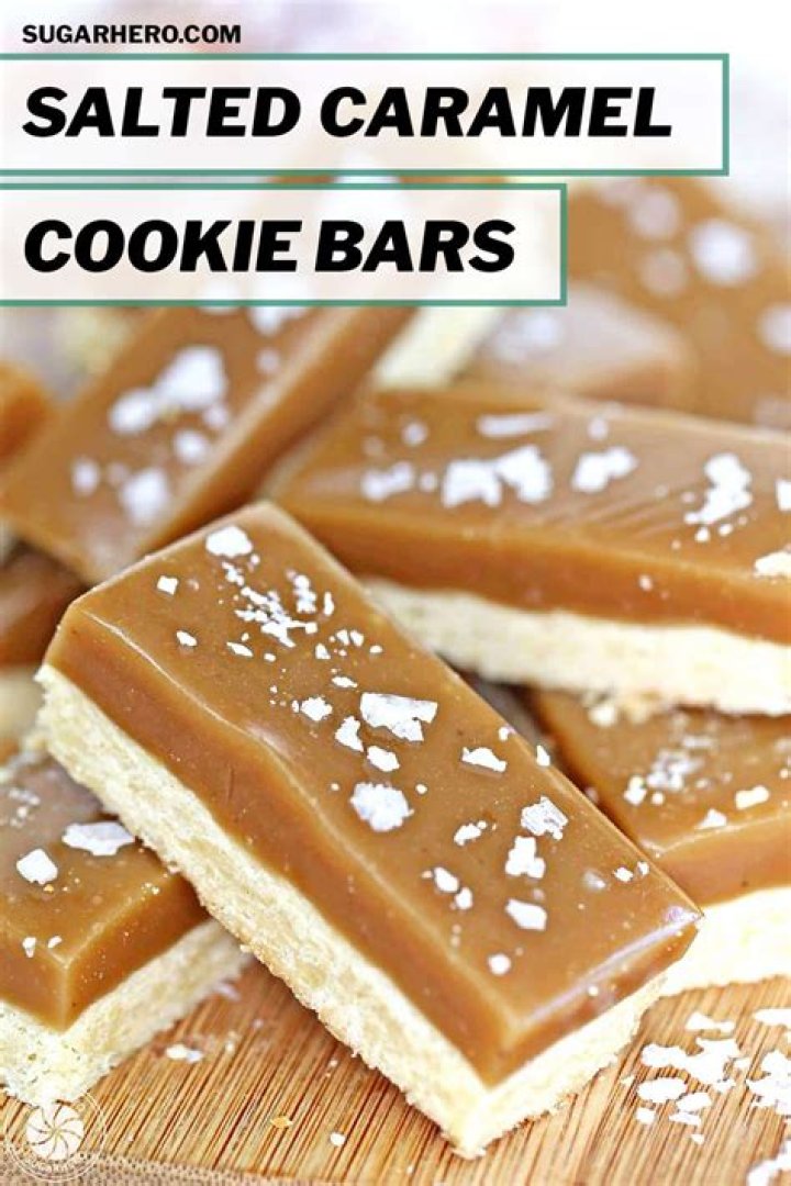 Salted Caramel Bars SugarHero