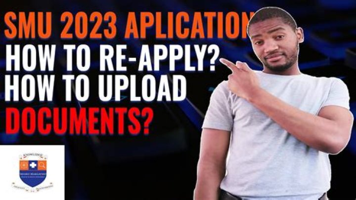 SMU Online Application 2023/2024 Apply For admission at SMU