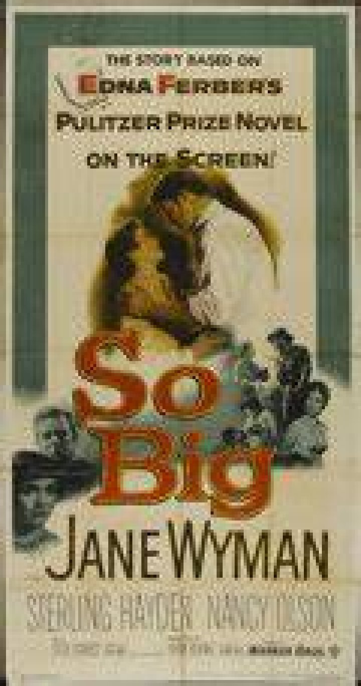So Big (Warner Brothers, 1953). Belgian (14.5" X 19.5"). Drama.. Lot