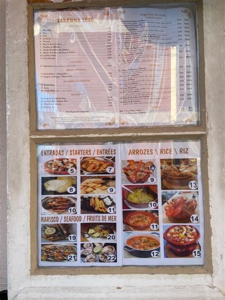 Taberna Z&eacute;Z&eacute; a Faro Menu, prezzi, immagini, recensioni e indirizzo