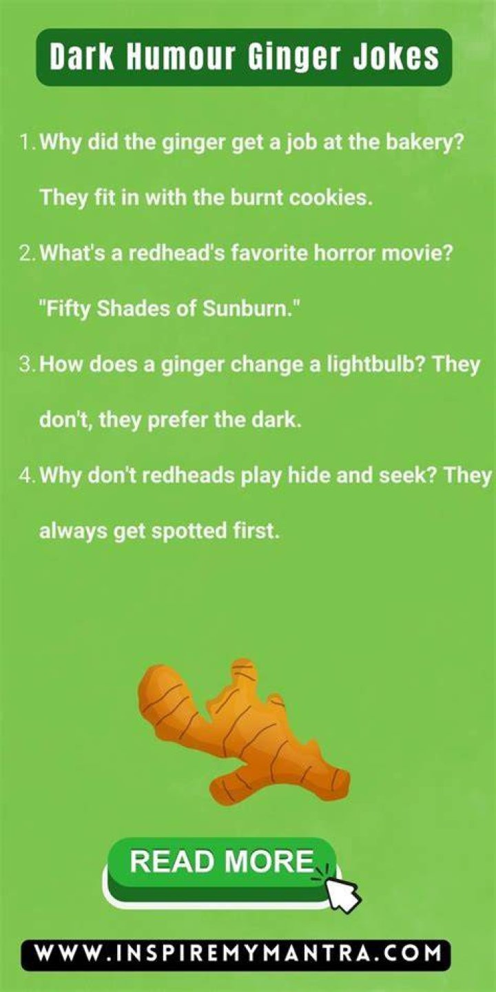 Unveiling The Mean Ginger Jokes: Discoveries And Insights