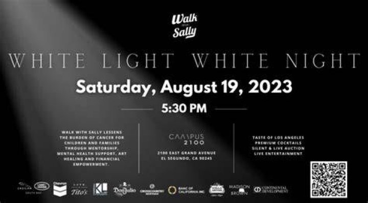 White Light White Night Tickets On Sale! Walk With Sally