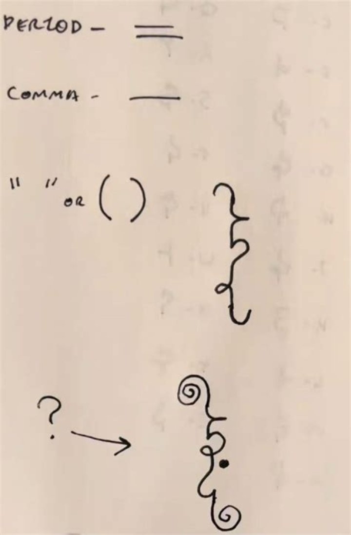 Willow Script Punctuations Kalligrafie