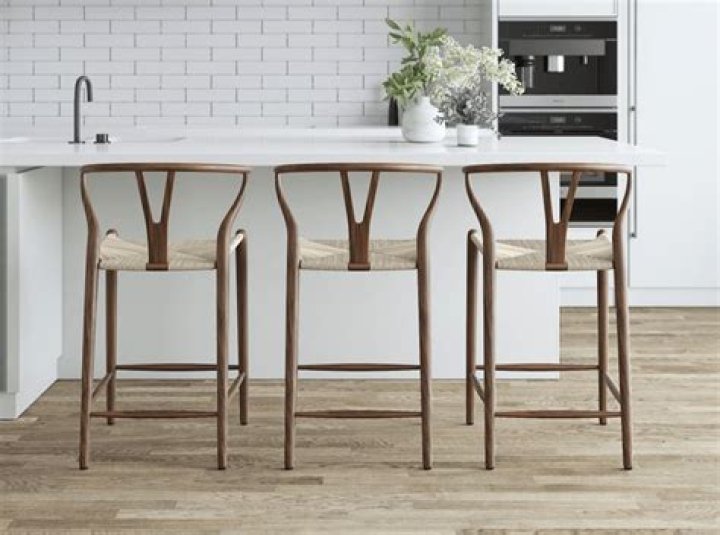 Wishbone Counter Stool Kitchen Island Ideas in 2021 Builder grade